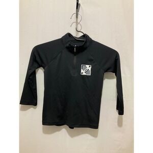 Under Armour‎ Youth Black Quarter Zip Long Sleeve Athletic Shirt Size 5